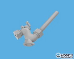 Sandblasting elbows - type 2 (1:45) - Resin parts