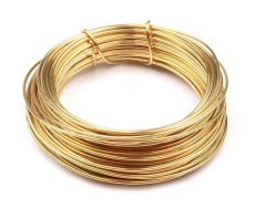Wire Ø1,0 mm gold