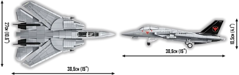 TOP GUN Grumman F-14 Tomcat - Plastová stavebnice COBI