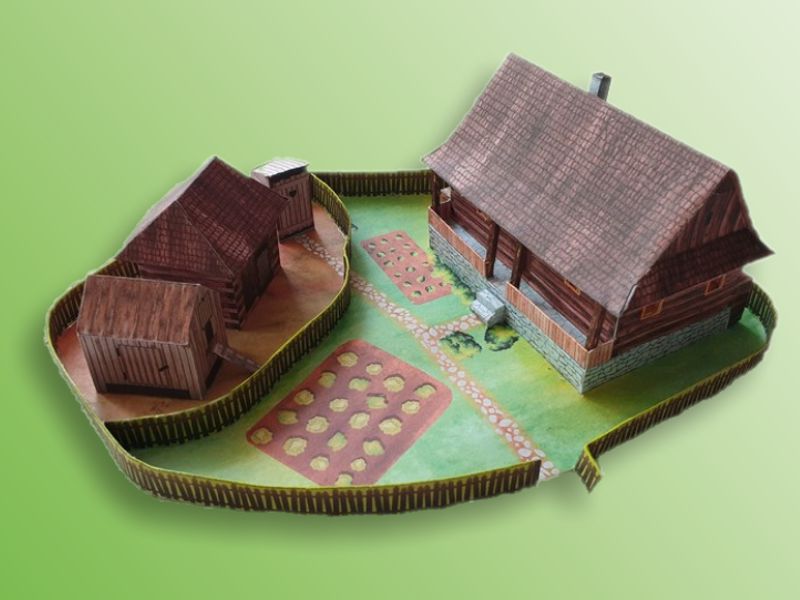 Valašská dřevěnice se zázemím