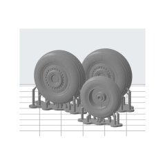 Suchoi Su-25 - plastové kolesá