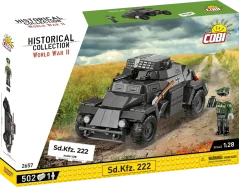 Sd.Kfz. 222 WW II - Plastová stavebnice COBI