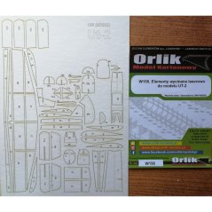 Cvičný letoun Ut-2 - Laserové doplňky - kostra