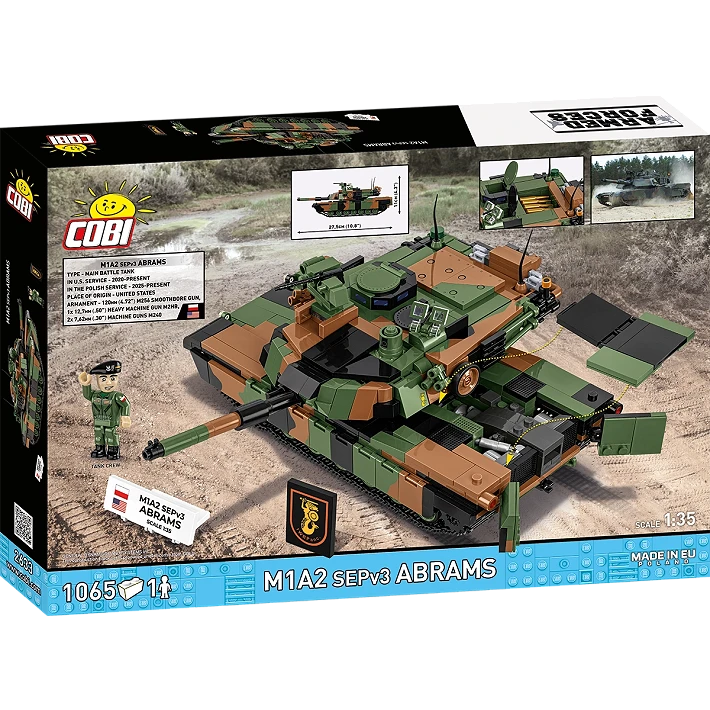 M1A2 SEPv3 Abrams - Plastová stavebnica COBI