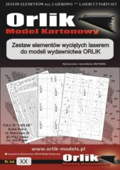 Obojživelný letoun PZL-12 - Laserové doplňky - kostra