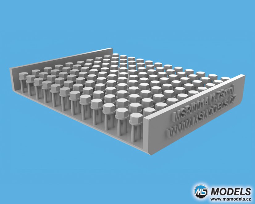 Hlavy šroubů 1,75mm - Resinové díly