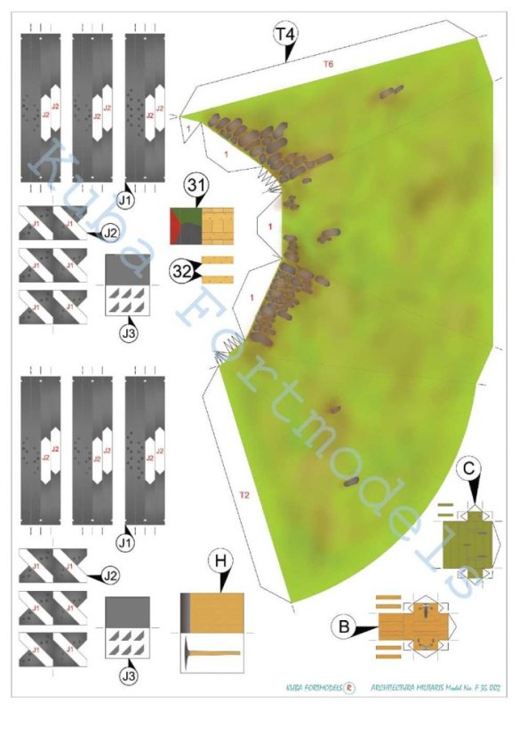 Československé lehké opevnění vzor 37 typ C2 - 1:35