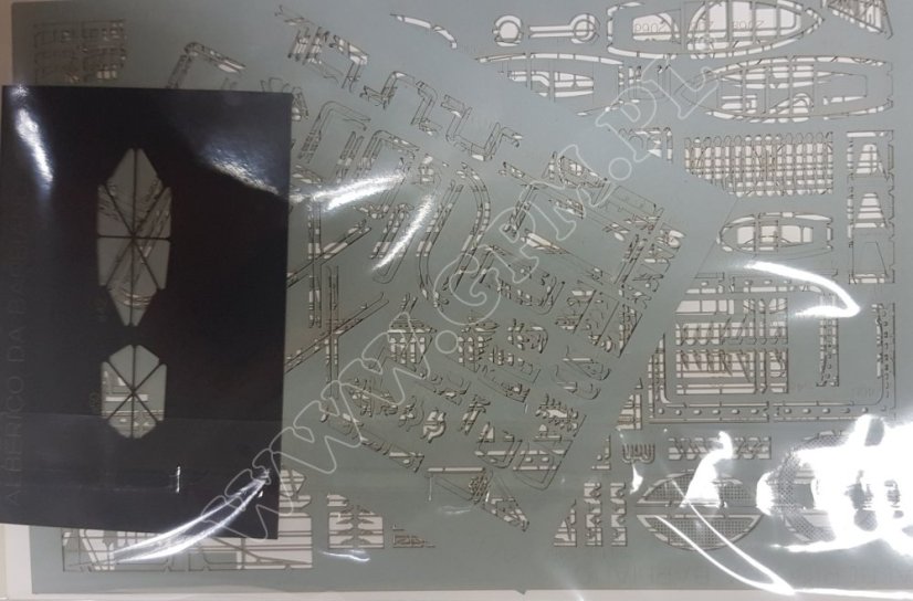 Alberico da Barbiano - Laserové doplňky - kostra, detaily, zábradlí