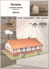 Štvordom z robotníckej kolónie - Orlová