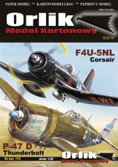 F4U-Corsair 5NL & P-47 D Thunderbolt