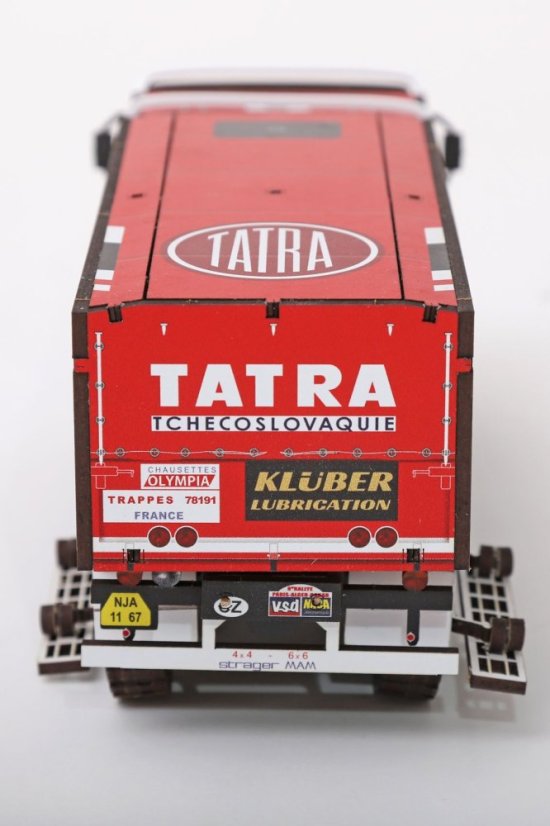 Tatra 815 6x6 Dakar 1986 - č.634 - Loprais, Stachura, Krpec - dřevěná stavebnice