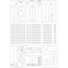 Panther Ausf.G MAN - Laser accessories - skeleton, details