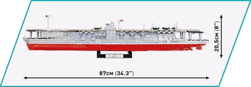 Japonská letadlová loď IJN AKAGI - Plastová stavebnice COBI