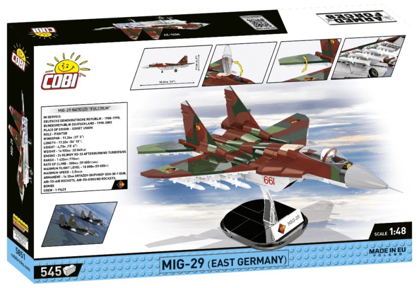 Mig-29 DDR - Plastová stavebnice COBI