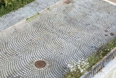 Cesta rovná - krúžková dlažba - 1:160