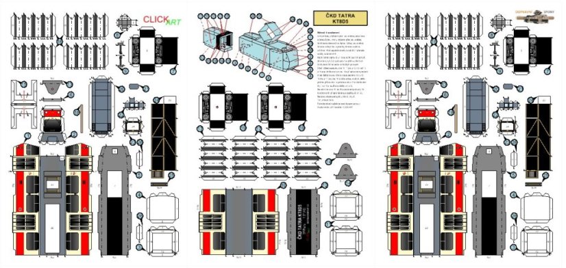 Tramvaj ČKD Tatra KT8D5 - Praha