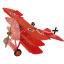 FOKKER Dr. I - Rudý Baron - Plastová stavebnice COBI