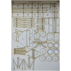 Fokker C.I - Laserové doplňky - kostra