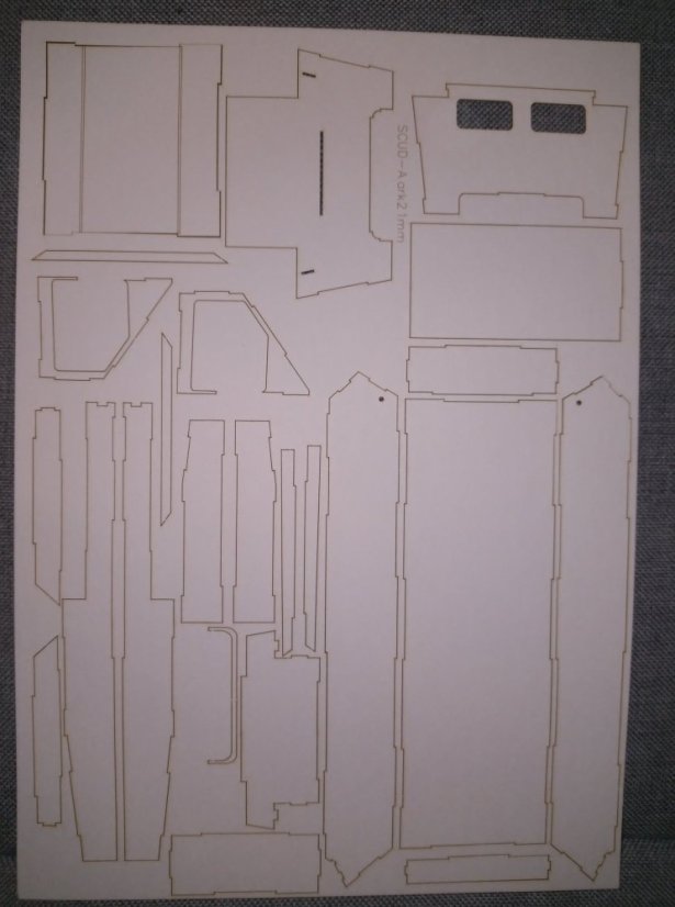 9K52 SCUD-A (8k11) - Laserové doplňky - kostra