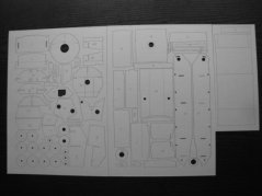 Mk VI Crusader III - Laser accessories - skeleton, wheel parts