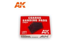AK Interactive - Coarse Sanding Pads 4x120 grit - AK9016