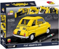 Fiat Abarth 595, EXECUTIVE EDITION 1:12 - Plastová stavebnice COBI