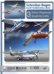 Three little airplanes