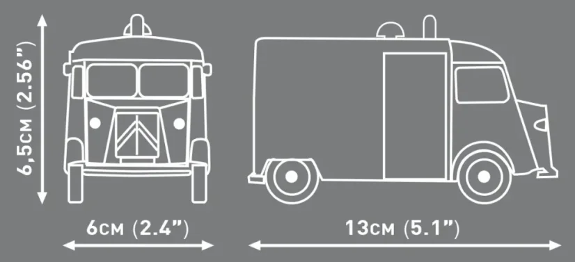 Citroën Type H Polícia - Plastová stavebnica COBI