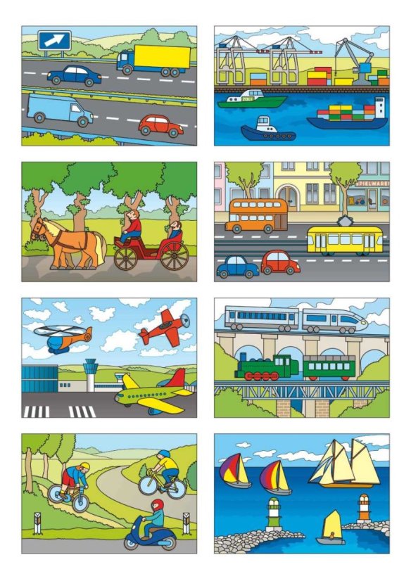 Začínáme vystřihovat - Doprava