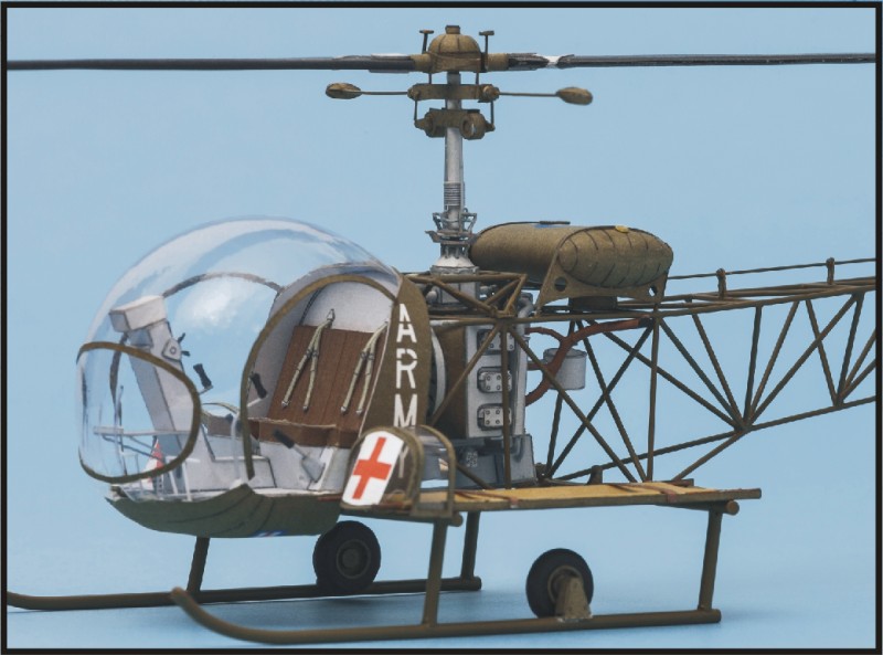 Americký lehký vrtulník H-13C Sioux