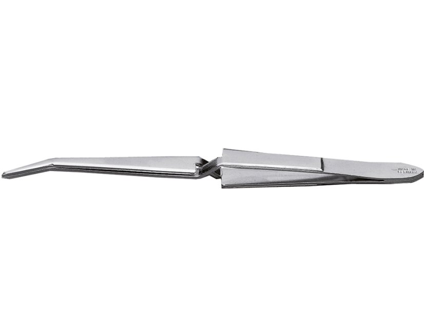 Pinzeta křížená zahnutá 160 mm
