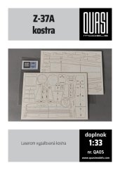Kostra pro Zlín Z-37A - Čmelák (QUASImodels)