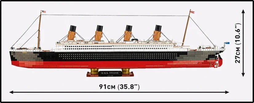 R.M.S. Titanic - Plastová stavebnica COBI
