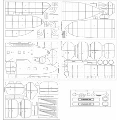 Le Redoutable 1878 - Laser accessories - skeleton