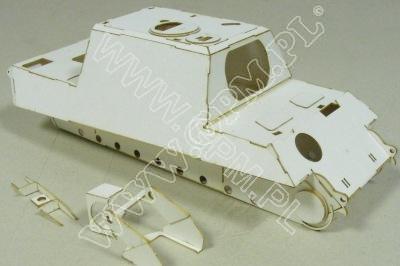 Jagdtiger West front 1945 - Laserové doplňky - kostra