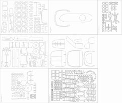 Helikoptéra AW101 MERLIN - Laserové doplňky - kostra