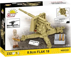 8,8 cm Flak 18 WWII - Plastová stavebnica COBI