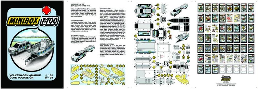 Volkswagen Amarok + Člun policie ČR
