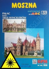 Moszna Castle  - Laser accessories - skeleton, details