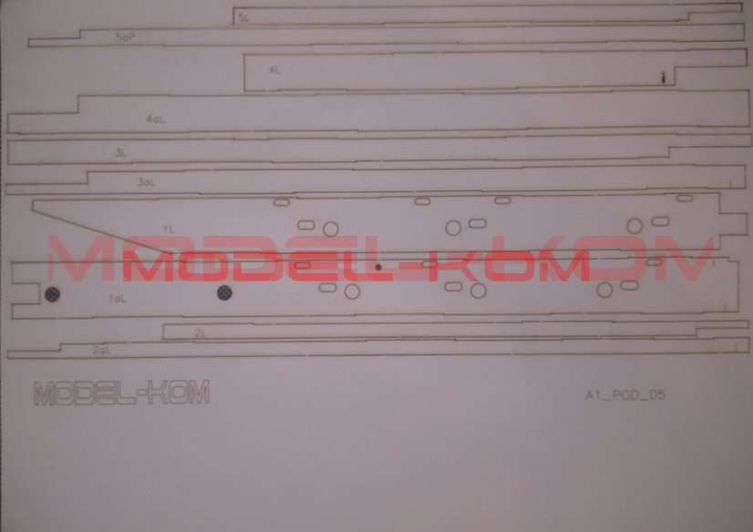 SS-27 TOPOL-M - Laserové doplňky - kostra