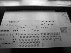 HCP 1-6-2 Bułgar - Laser accessories - skeleton, wheel parts, details