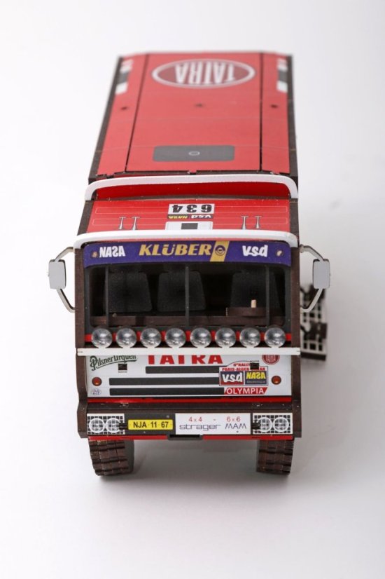 Tatra 815 6x6 Dakar 1986 - č.634 - Loprais, Stachura, Krpec - dřevěná stavebnice
