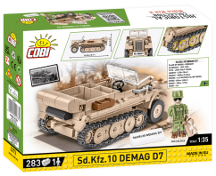 Sd.Kfz10 DEMAG D7 WWII - Plastová stavebnice COBI