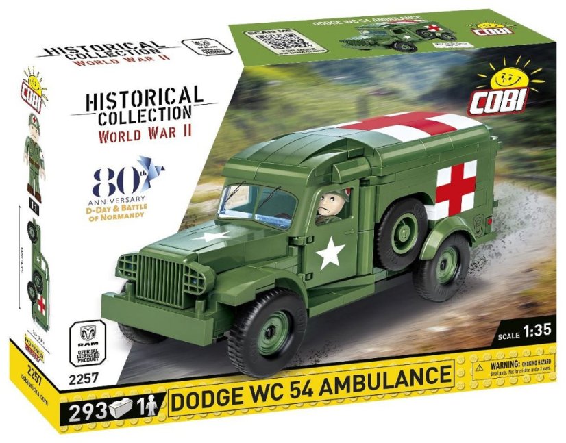 Dodge WC-54 Ambulance WWII - Plastová stavebnice COBI
