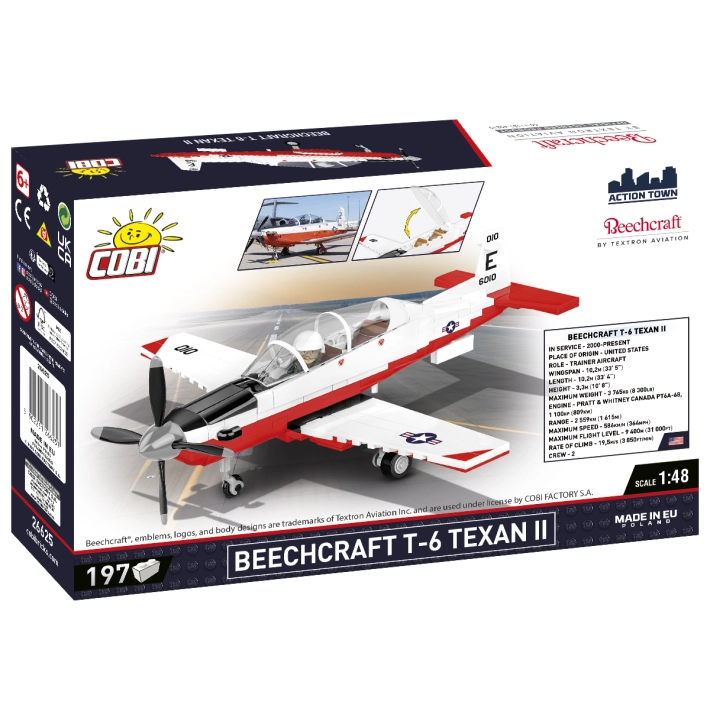 Beechcraft T-6 Texan II - Plastová stavebnice COBI