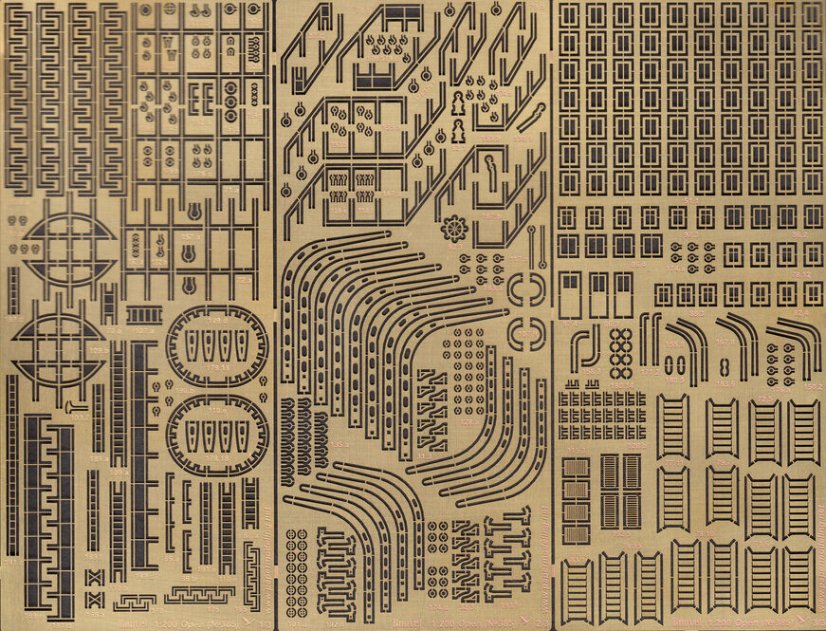 Bitevní loď Bouvet - Leptané doplňky