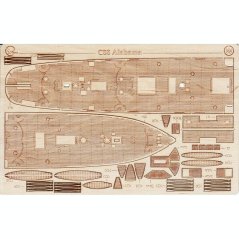 CSS Alabama - Laser Accessories - Wooden Deck