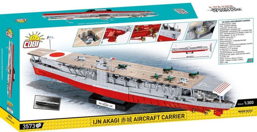 Japonská letadlová loď IJN AKAGI - Plastová stavebnice COBI