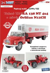 Tatra 138 NT 4x4+ Orličan N12CH - Jednota
