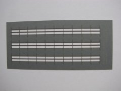 Zábradlí 2 řadé (100 cm) 1:100